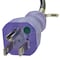 Ac Works UP to 6.5ft 10A 18/3 Coiled Medical Grade Power Cord with Right C13 Connector MDC515RC13-V1 - alternate 3